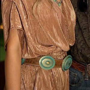 Ariat Concho Tooled Leather Belt